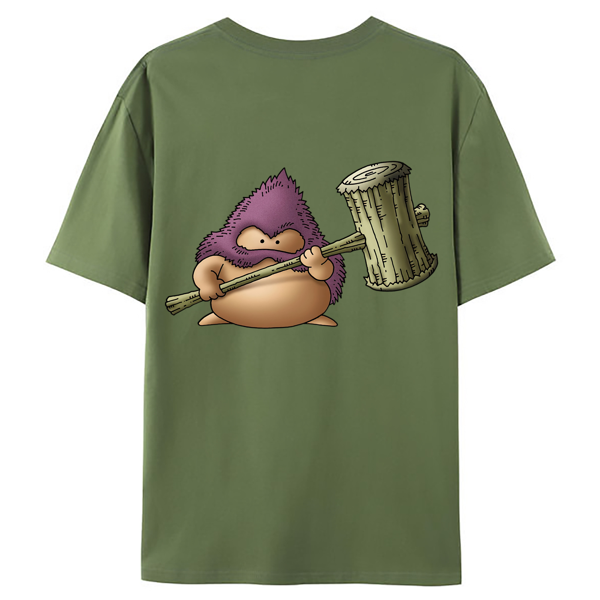 （画像用） ドラゴンクエスト Doragon Kuesuto Dragon Quest 綿100％ メンズ半袖Tシャツ（バックプリント） 通気性